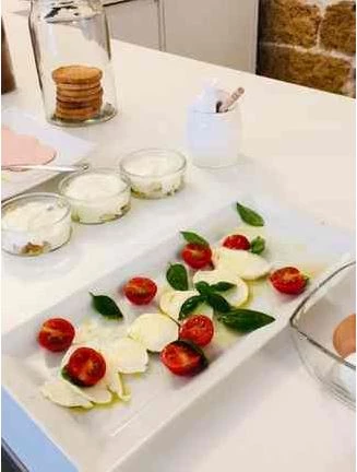 Mozzarella al pomodoro al BnB Dolcevita